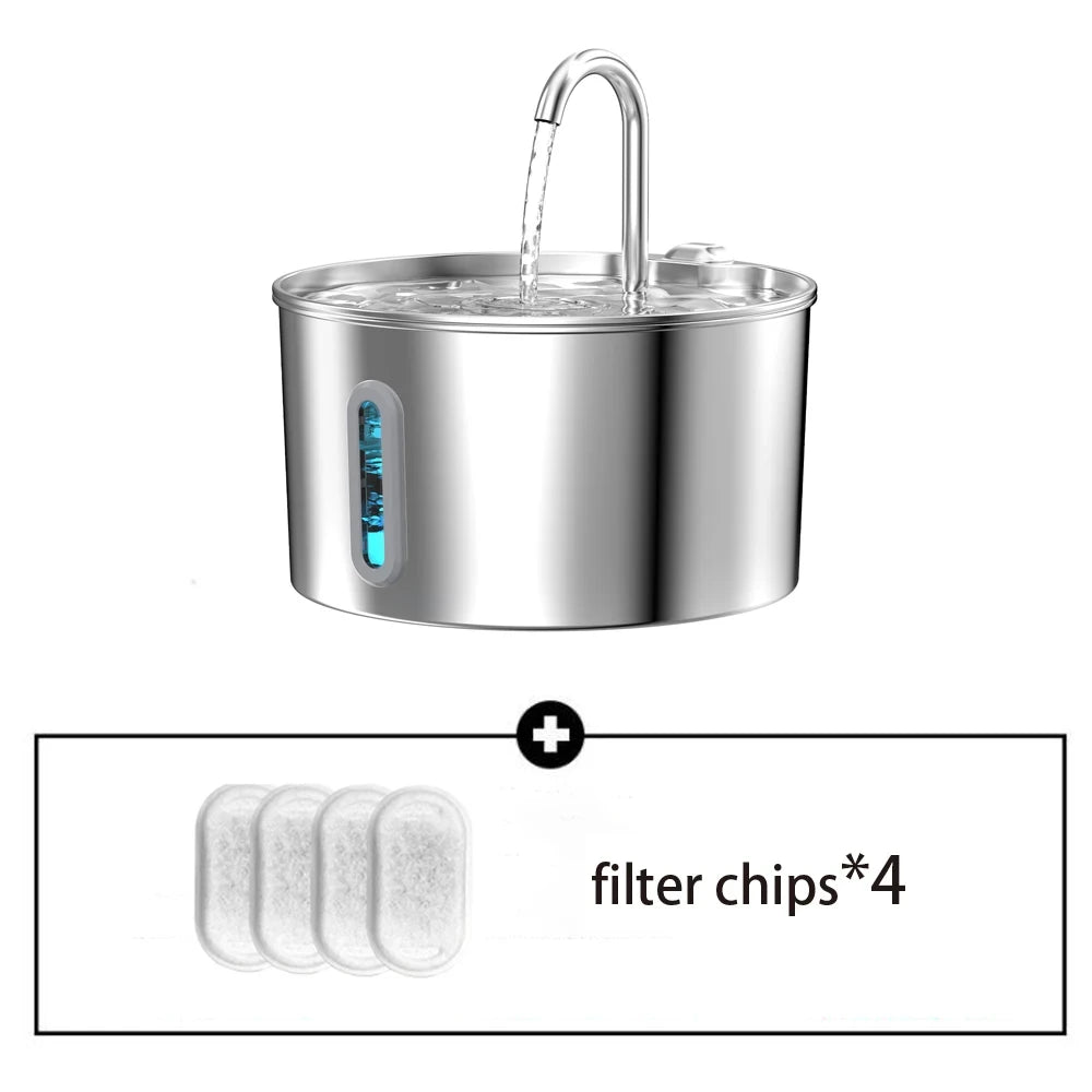 Stainless Steel Pet Water Fountain