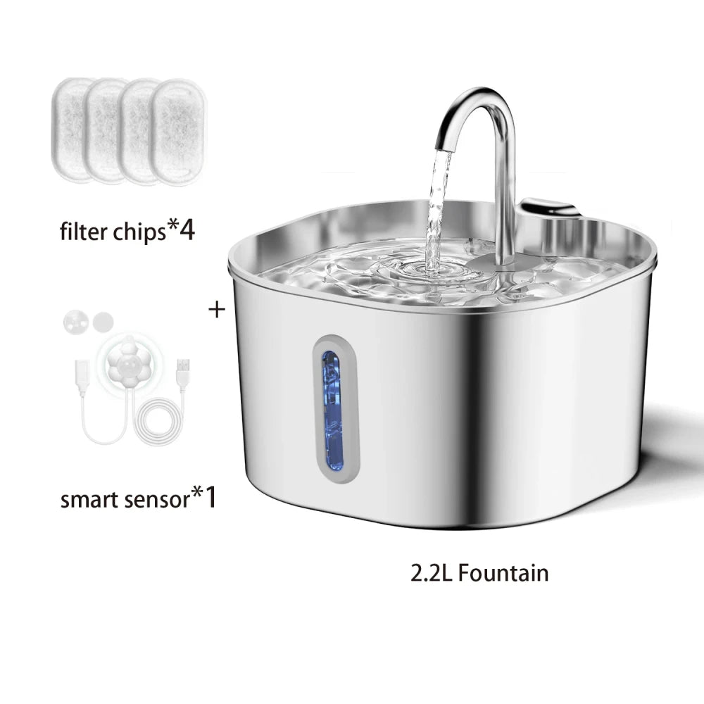 Stainless Steel Pet Water Fountain