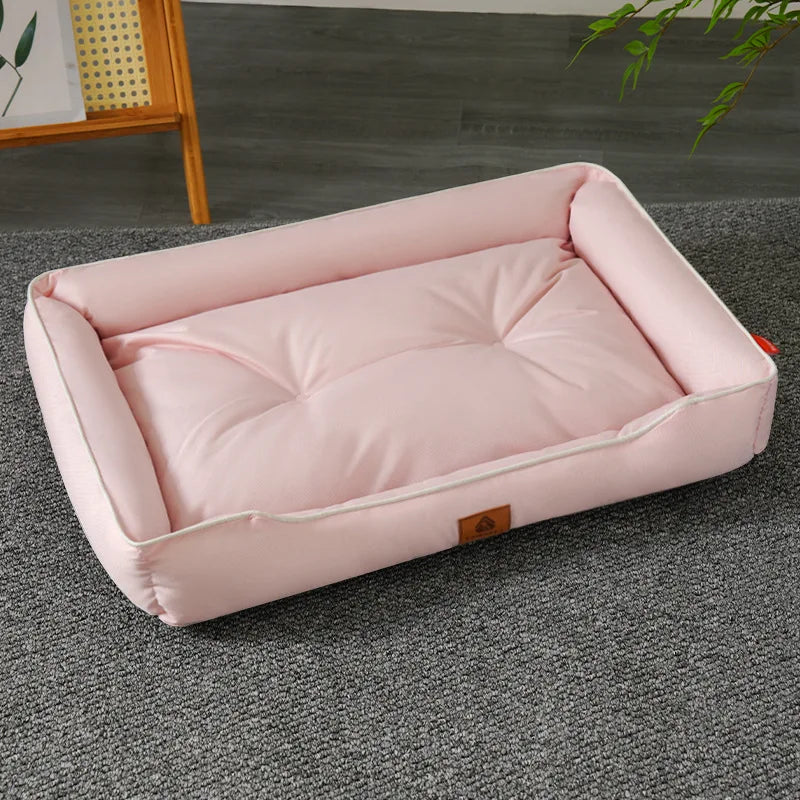 Waterproof Large Dog Bed Mat Soft Thickened Small Dog Sofa Cushion Filling Cat Bed Bite-resistant Dog Kennel Accessories