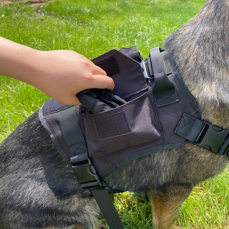 Reflective Large Dog Leash Elastic Double Pet Use Medium Cat Harness Tightness Small Cat Harness Set Tactical Vest Accessories