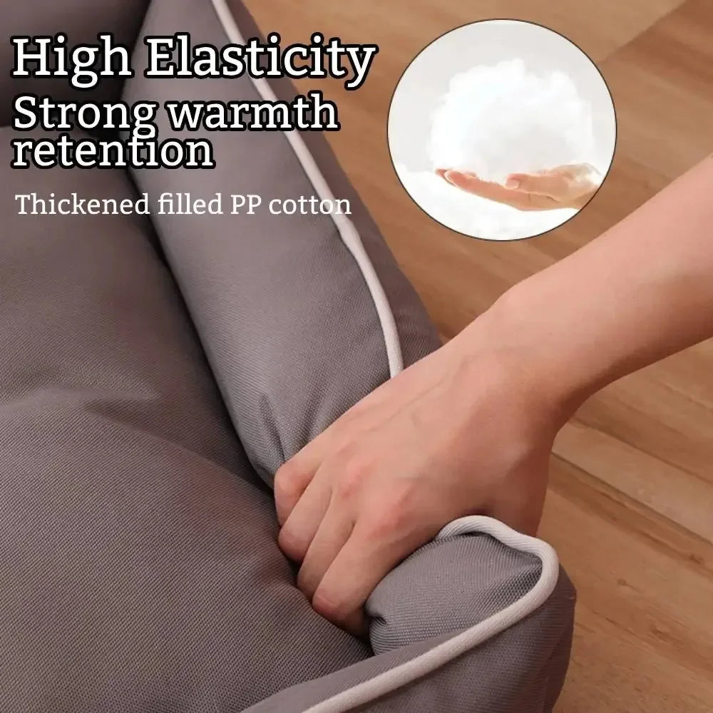 Waterproof Large Dog Bed Mat Soft Thickened Small Dog Sofa Cushion Filling Cat Bed Bite-resistant Dog Kennel Accessories