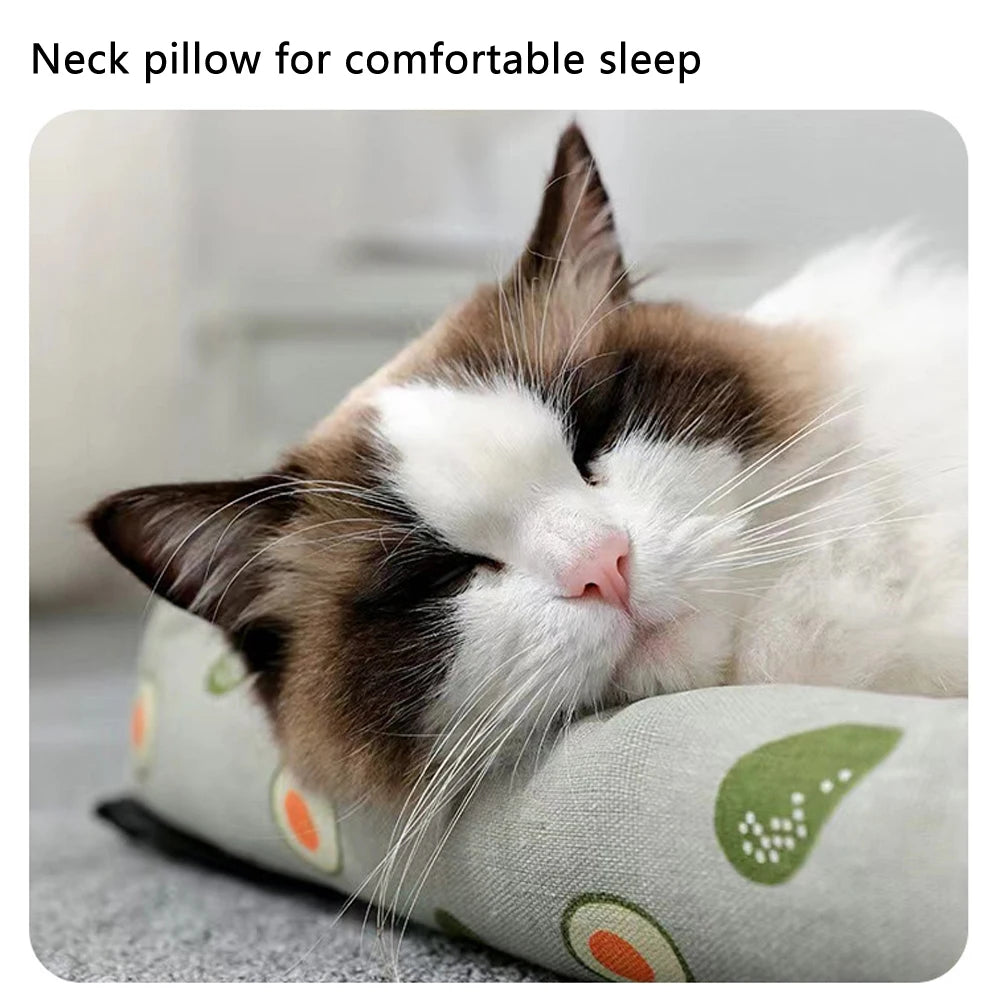 Summer Medium Cat Sleeping Mat Cooling Breathable Small Dog Bed Cushion Anti-slip Safe Pet Small Cat Rattan Mat