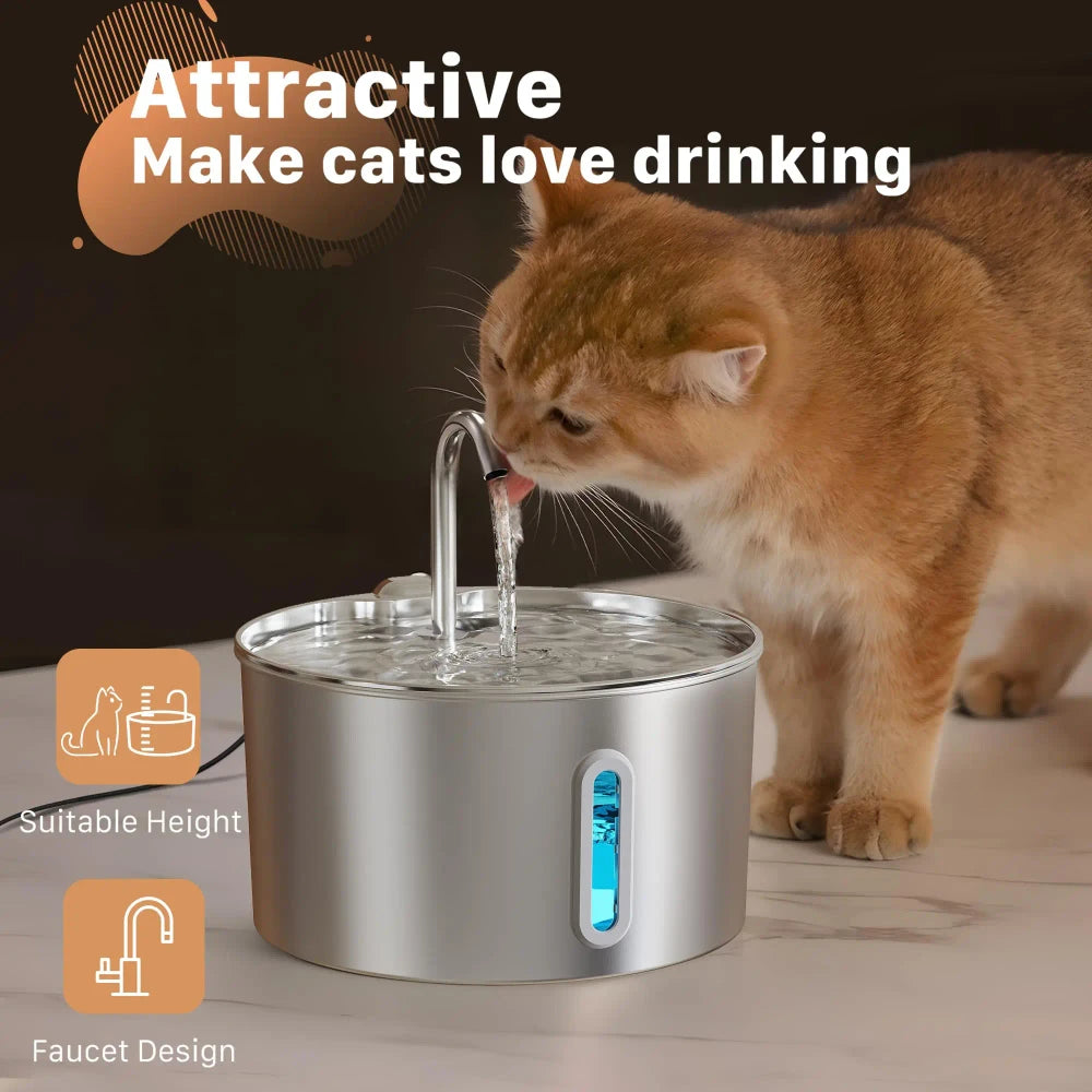 Stainless Steel Pet Water Fountain